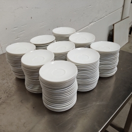 120 soucoupes à café Arcoroc  